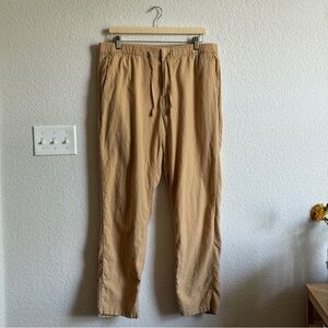 H&M Tan Men's Casual Linen/Cotton Pants Size M